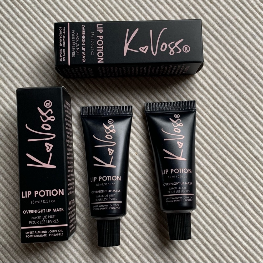 K Voss Lip Potion overnight lip mask bundle of 2
